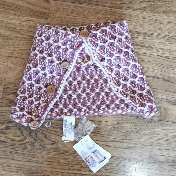 Simply Noelle Button Up Scarf NWT New - Picture 1 of 5